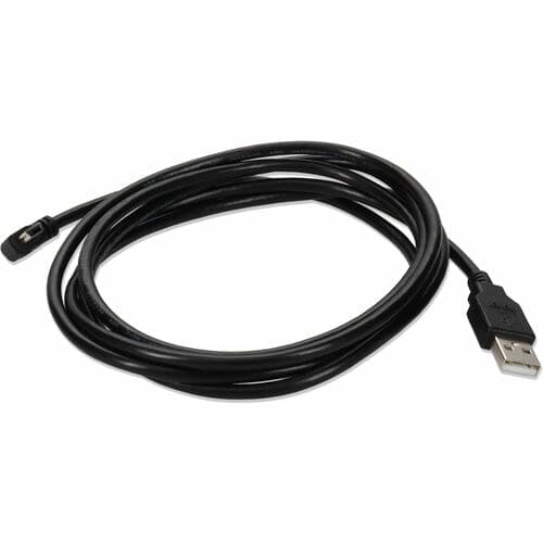 USB TO USB 2.0 B RIGHT-ANGLE M TO M CABLE BLACK