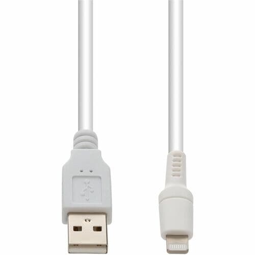 USB 2.0 A TO LIGHTNING M TO M CABLE WHITE