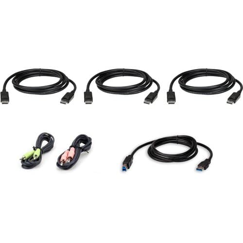 6IN DISPLAYPORT TRIPLE DISPLAY KVM CBL KIT
