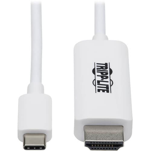 6FT USB-C TO HDMI ADAP CBL 4K 4:4:4 THUNDERBOLT 3 COMPATIBLE WHT
