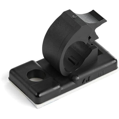 100 ADHESIVE CABLE MANAGEMENT CLIPS COMPUTER/NETWORK CORD HOLDER