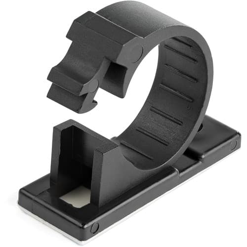 100 ADHESIVE CABLE MANAGEMENT CLIPS COMPUTER/NETWORK CORD HOLDER