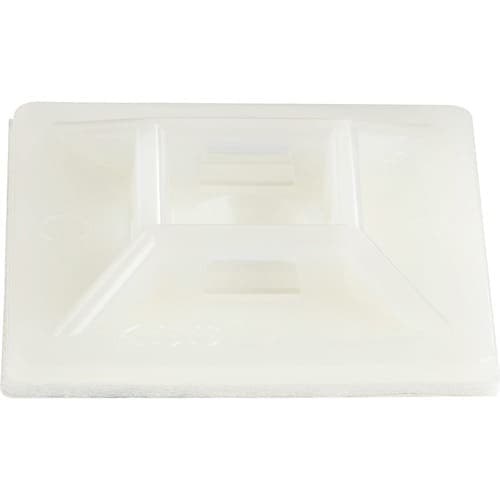 100PK ADHESIVE CABLE TIE MOUNTS WIRE ZIP TIE MOUNTING BASE ANCHOR L