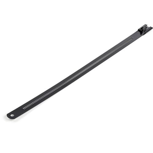 50PK METAL CABLE TIES STRONG SELF LOCKING STEEL ZIP TIES 9 INCH