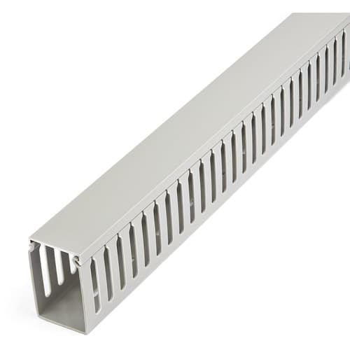 SLOTTED CABLE RACEWAY W/ COVER OPEN SLOT CABLE MANAGEMENT DUCT