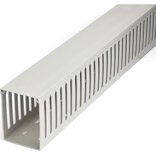 SLOTTED CABLE RACEWAY W/ COVER OPEN SLOT CABLE MANAGEMENT DUCT