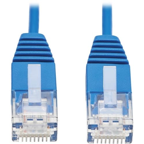 6IN CAT6 GIGABIT ENET CABLE MOLDED ULTRASLIM RJ45 M/M BLUE