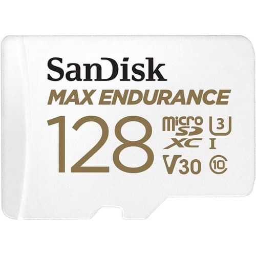 128GB MAX ENDURANCE USD 100/40MB/S U3 V30 C10 C