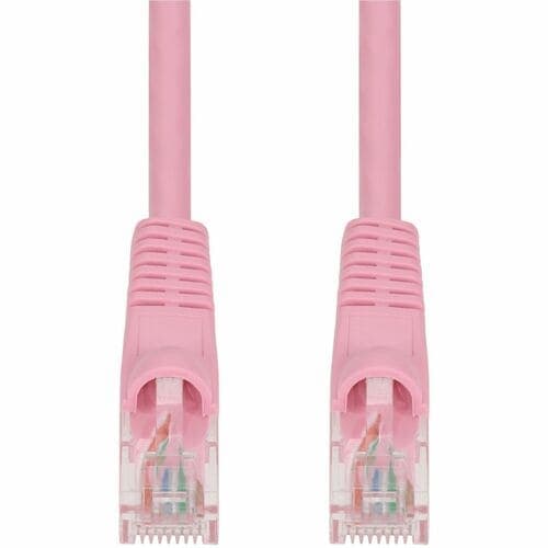 15FT PINK CAT6 UTP RISER SNAGLESS BUBBLE BOOT PATCH CBL