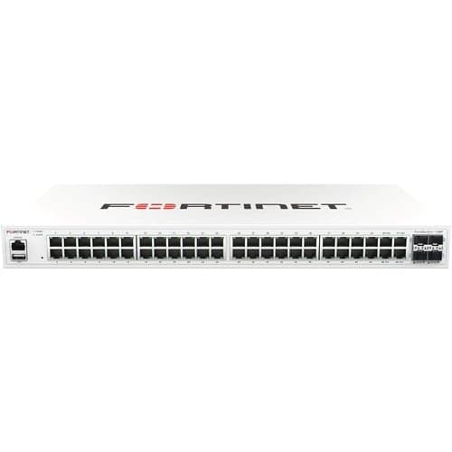 FORTISWITCH-148F A PERF/PRICE COMPETITIVE L2+ MGMT SWITCH W/48XGE