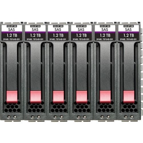 HPE MSA 10.8T SAS 10K SFF M2 6PK HDD BDL PL-LI NO DEAL REG