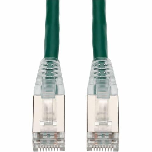 6FT GREEN CAT6 STP PVC SNAGLESS EASY CLEAR BOOT PATCH CBL