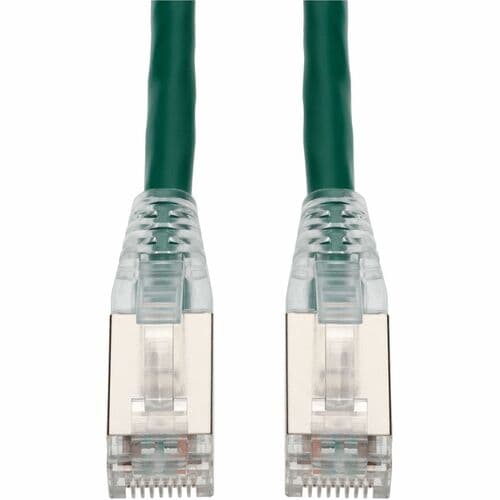 6FT GREEN CAT6 STP PVC SNAGLESS EASY CLEAR BOOT PATCH CBL