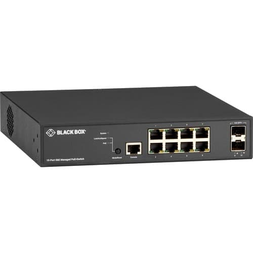10 PORT GIGABIT MANAGED POE SWITCH