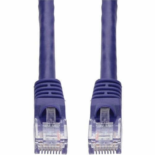 50FT PURPLE CAT6A UTP PVC SNAGLESS BUBBLE BOOT PATCH CBL