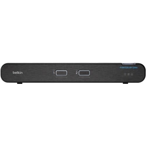 2-PORT SINGLE HEAD DP/HDMI TO DP/HDMI VIDEO SECURE DT KVM SWITCH