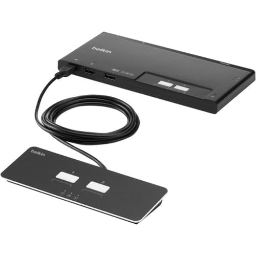 2-PORT SINGLE HEAD DP MODULAR SECURE KVM SWITCH PP4.0 W/REMOTE