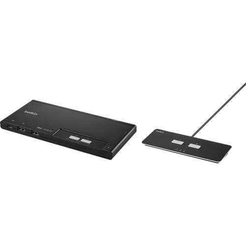 2-PORT DUAL HEAD DP MODULAR SECURE KVM SWITCH PP4.0 W/REMOTE