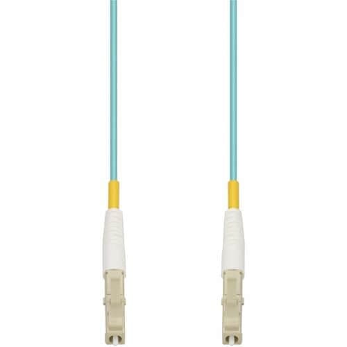 2M AQUA OM4 RISER SIMPLEX FIBER LC M/M PATCH CBL