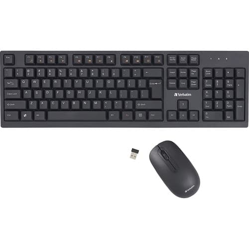 WIRELESS KEYBOARD AND MOUSE 2.4GHZ-AMBIDEXTROUS-PLUG AND FORGET