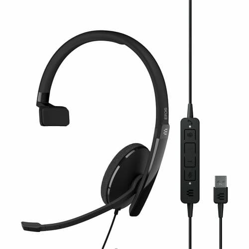 ADAPT 130T USB II 1 SIDED USB CALL CTRL FOAM EARPADS TEAMS