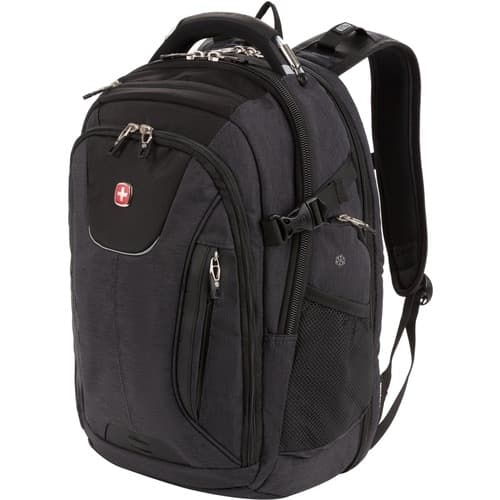 SWISSGEAR 5358 USB SCANSMART BACKPACK FITS UP 15IN LAPTOP GREY