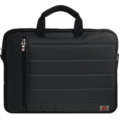 SWISSGEAR ANTHEM SLIMCASE BLACK FITS UP TO 17IN LAPTOP