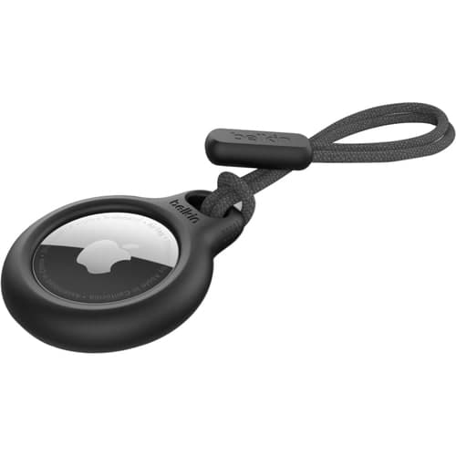 SECURE HOLDER WITH STRAP FOR AIRTAG BLACK 03-RETAIL BOX