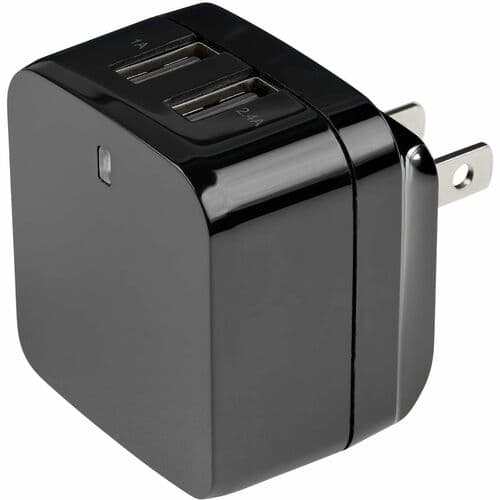 2 PORT USB WALL CHARGER HUB DUAL PORT USB-A POWER ADAPTER PLUG
