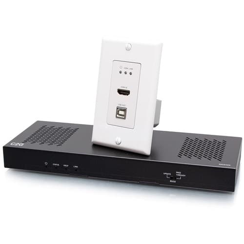 4K HDMI HDBASET + USB-B AND RS232 TRANSMITTER TO RECEIVER