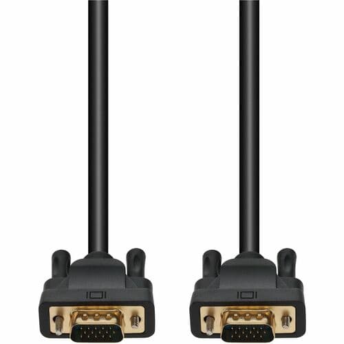 3FT (1M) VGA TO VGA MALE TO MALE CABLE BLACK