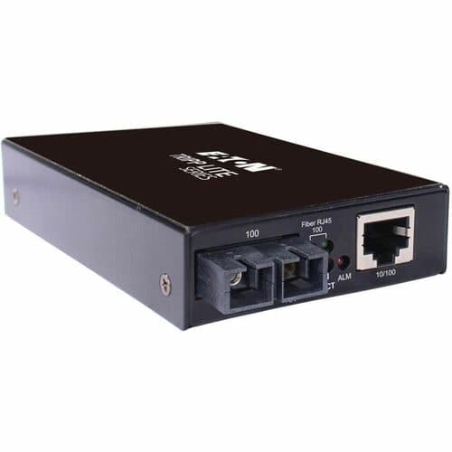HARDENED COPPER TO FIBER MEDIA CONVERTER RJ45/SC MMF 10/100MBPS