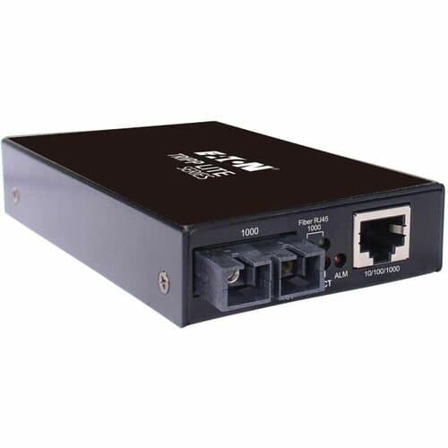 HARDENED COPPER TO FIBER MEDIA CONVERTER RJ45/SC MMF 10/100MBPS