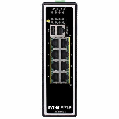 GIGABIT ETHERN SWITCH 8PORT INDUSTRIAL LAYER 2 MANAGED POE+30W