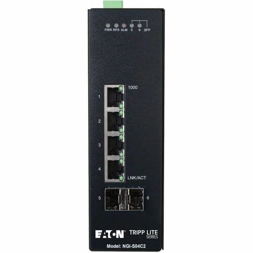 GIGABIT ETHERN SWITCH 4PORT INDUSTRIAL MANAGED 2GBE SFP