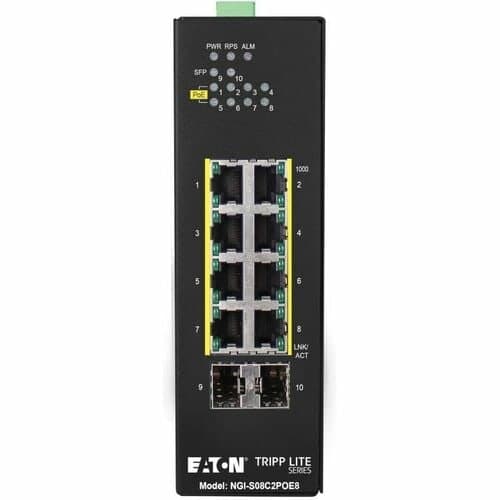 GIGABIT ETHERN SWITCH 8PORT INDUSTRIAL MANAGED 2GBE SFP