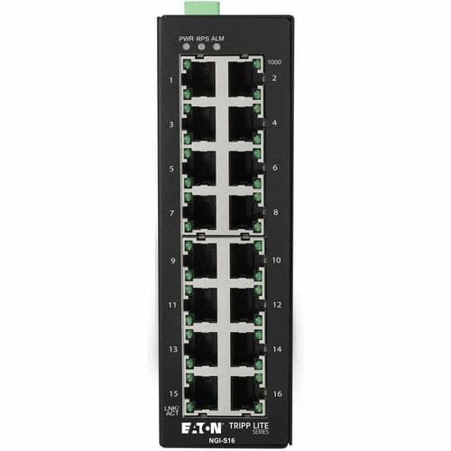 GIGABIT ETHERN SWITCH 16PORT INDUSTRIAL MANAGED DIN MOUNT