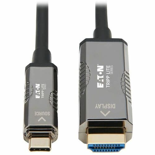 30M USB C TO HDMI FIBER ACTIVE OPTICAL CABLE UHD 4K60HZ BLACK 30M