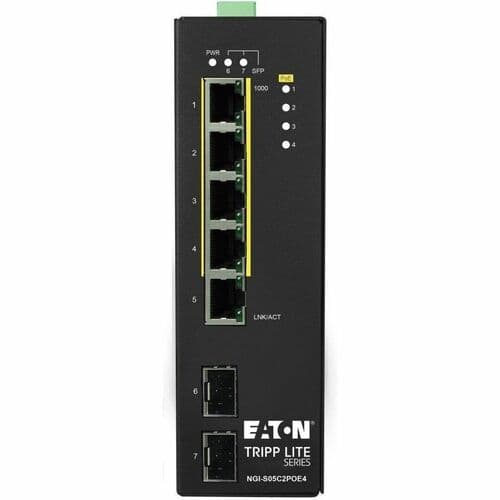 INDUSTRIAL GIGABIT ETHERN SWITCH 5PORT MANAGED 2GBE SFP