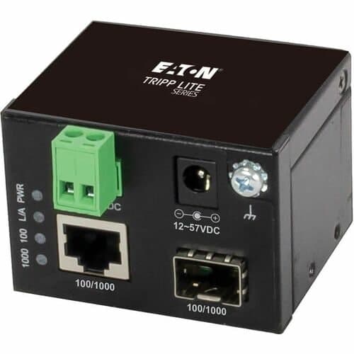 INDUSTRIAL GIGABIT FIBER TO ETHERNET MEDIA CONVERTER UNMANAGED