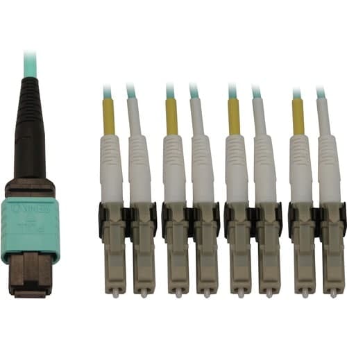 2M FIBER CBL 40/100/400G MMF 12F MTP/MPO-PC TO 4X LC/PC F/M