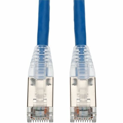 20FT BLUE CAT6 STP PVC SNAGLESS EASY CLEAR BOOT PATCH CBL