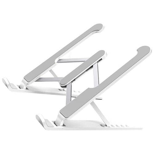 ADJUSTABLE TRAVEL LAPTOP STAND SILVER