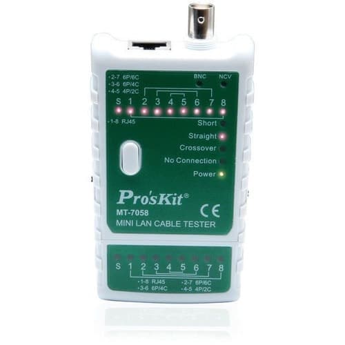 PROFESSIONAL RJ45 RJ11 NETWORK TESTER W/ BNC