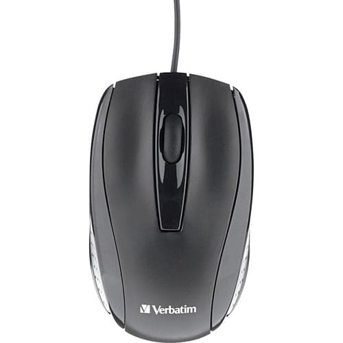 CORDED OPTICAL MOUSE BLACK