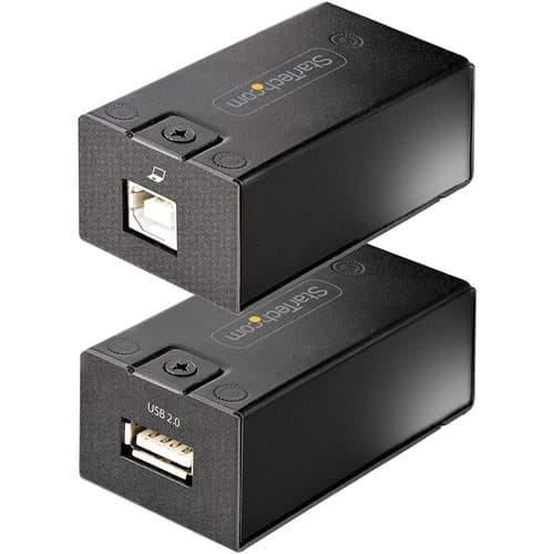 USB 2.0 EXTENDER HUB - USB-A OVER CAT5/6 ETHERNET CABLE RJ45