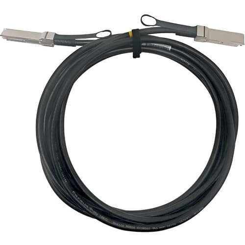 1M PASSIVE COPPER CABLE IB HDR UP TO 200GB/S QSFP28 BLACK PULLTAB