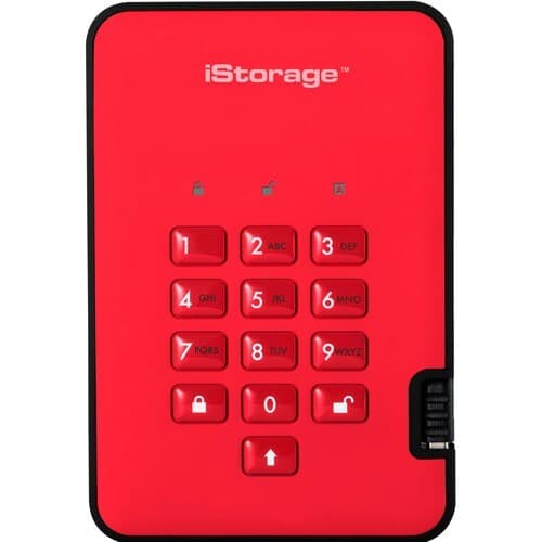 8TB DISKASHUR2 SSD 256BIT RED