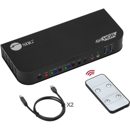 2X1 DP 4K USB 3.0 KVM