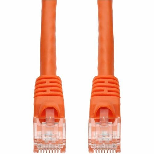 50FT ORANGE CAT6A UTP PVC SNAGLESS BUBBLE BOOT PATCH CBL